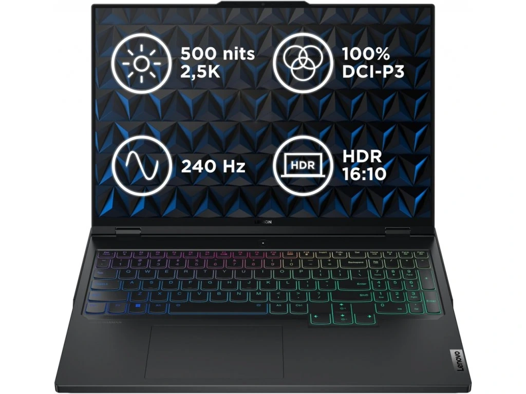 LENOVO Legion 5 16":Ryzen 7 7745HX,16GB,SSD 1TB,RTX4070 8GB - 5