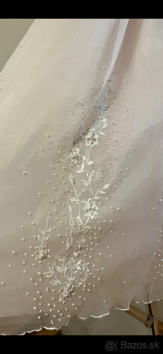 Ružové svadobné šaty - 5