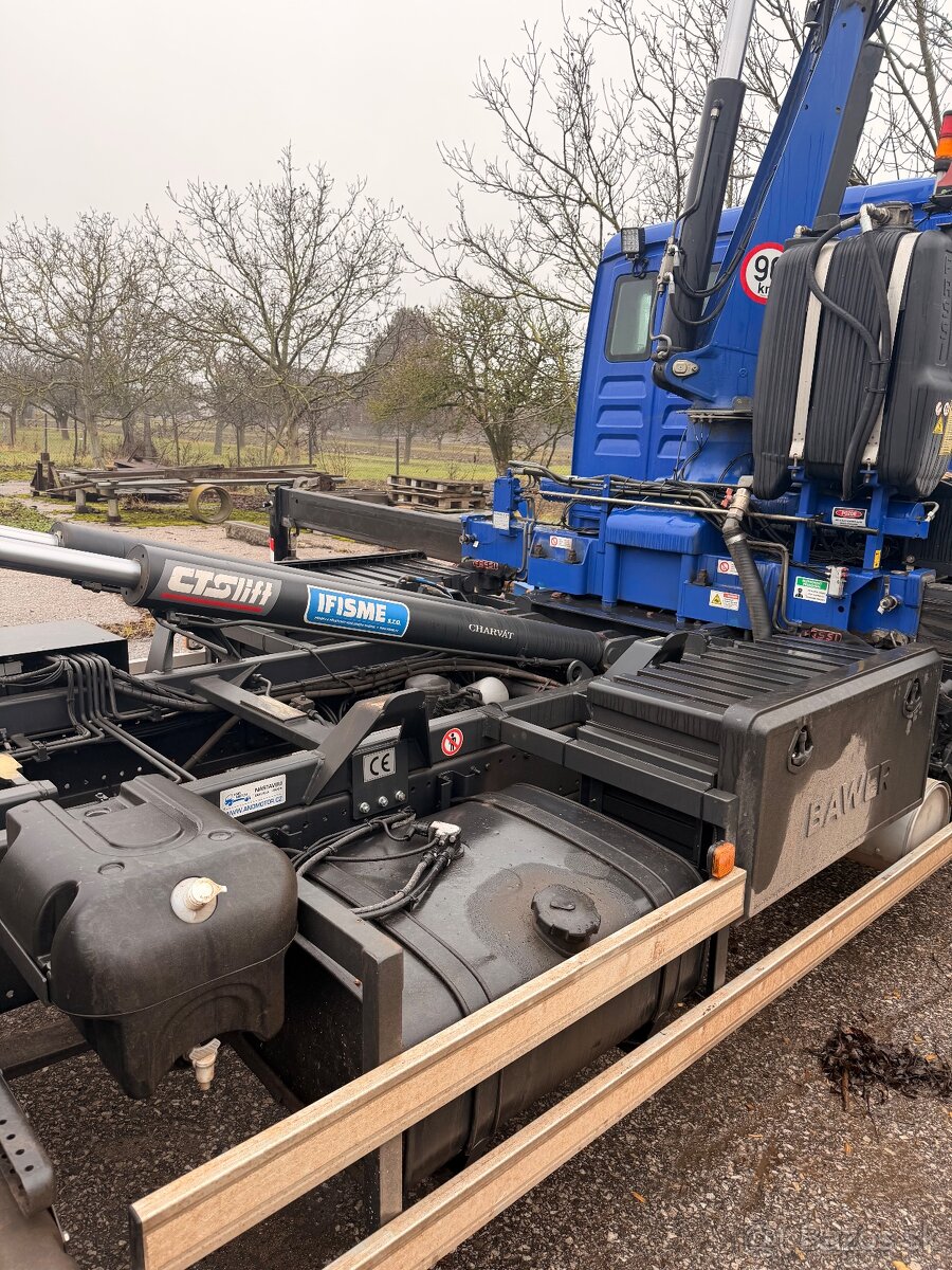 MAN TGL 12.250 hákový nosič kontejnerů + Fassi F105XP - 5