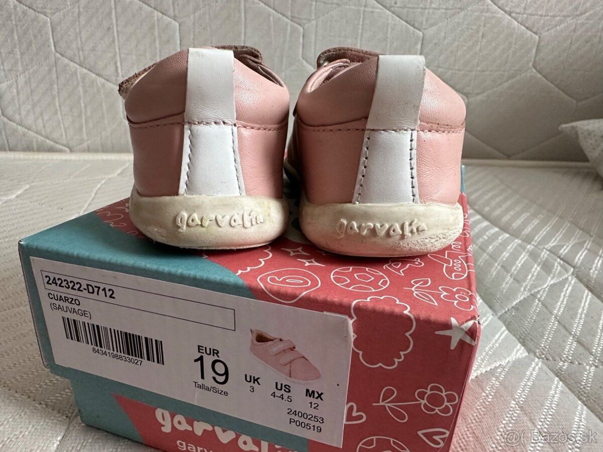 Celoročné dievčenské BF topánočky Garvalín č.19 - 5