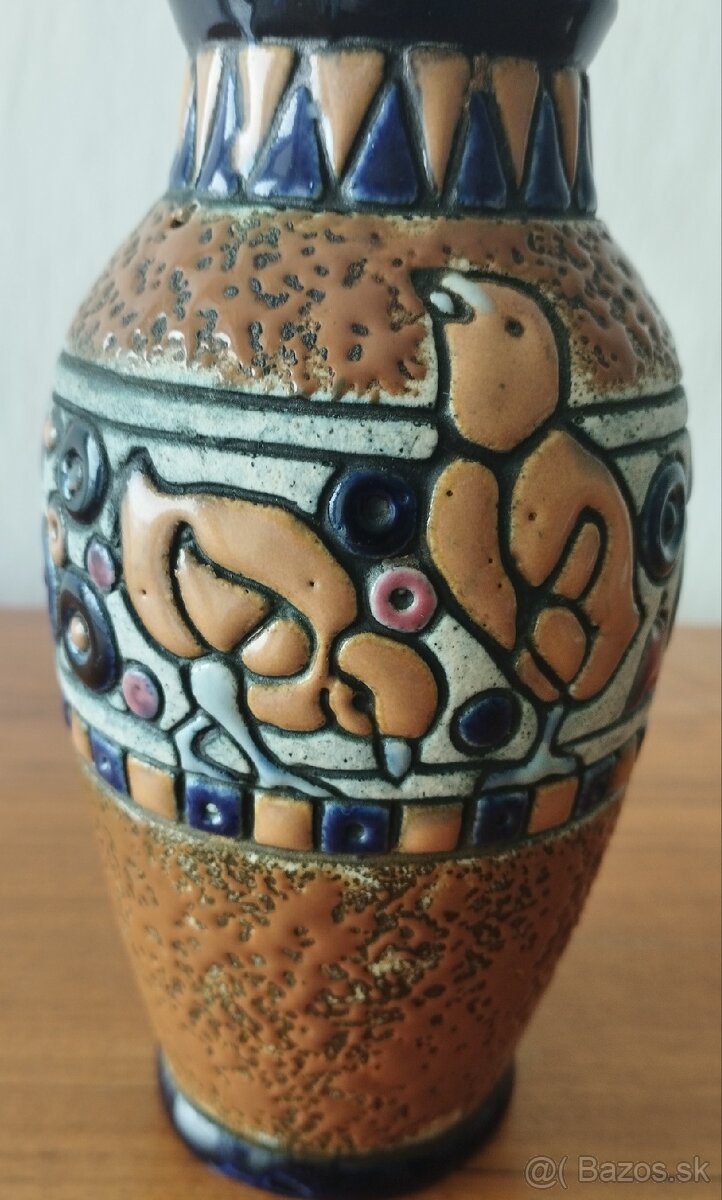 Starožitná keramická váza - AMPHORA - 5