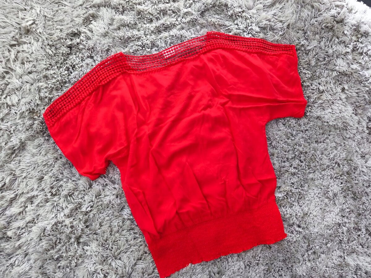 Dámska blúzka červená 38/M - 5