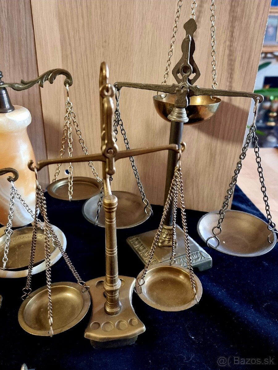 Predám mosadzné váhy - 5