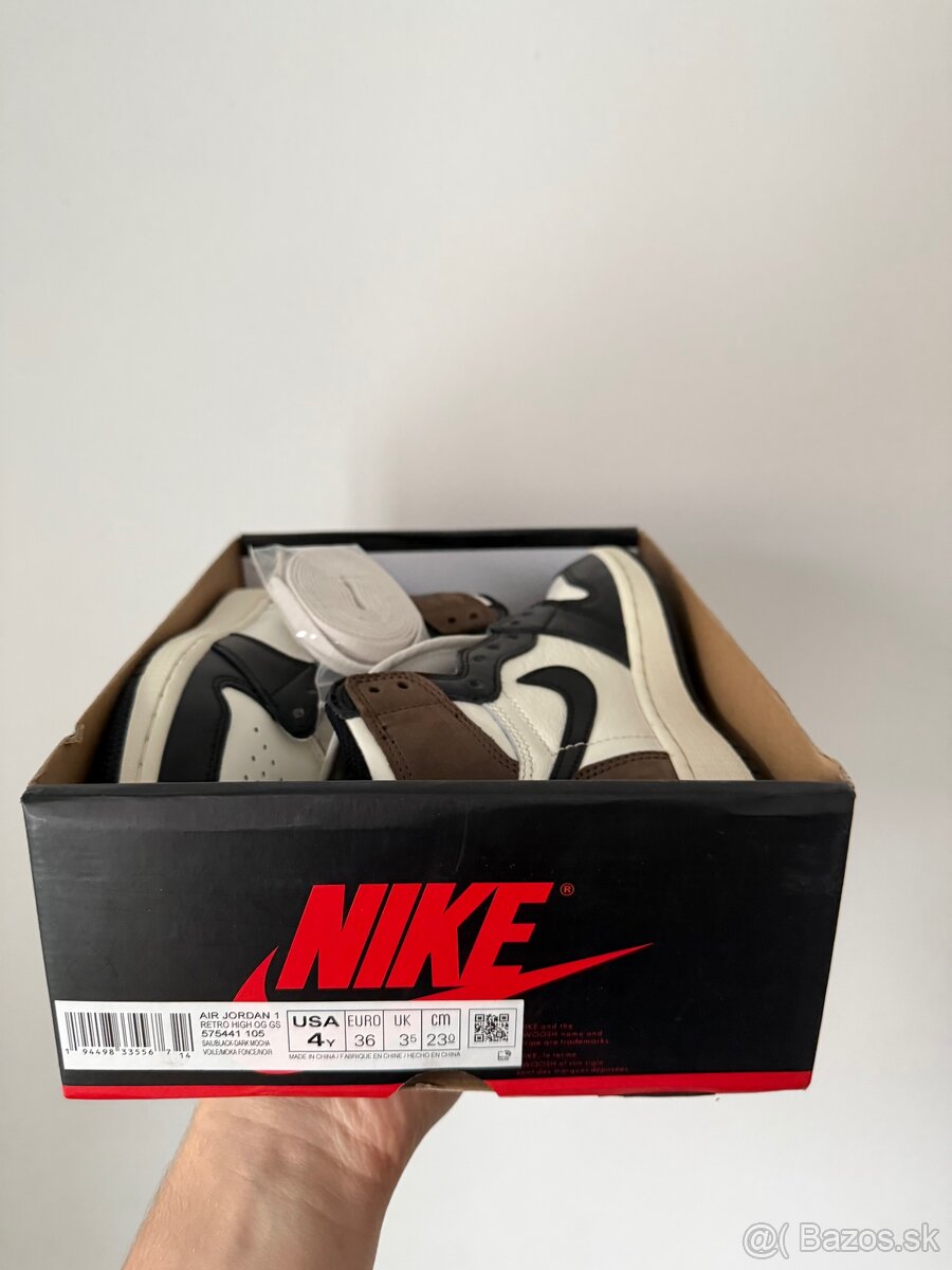 Nike Air Jordan 1 High Dark Mocha GS - 5