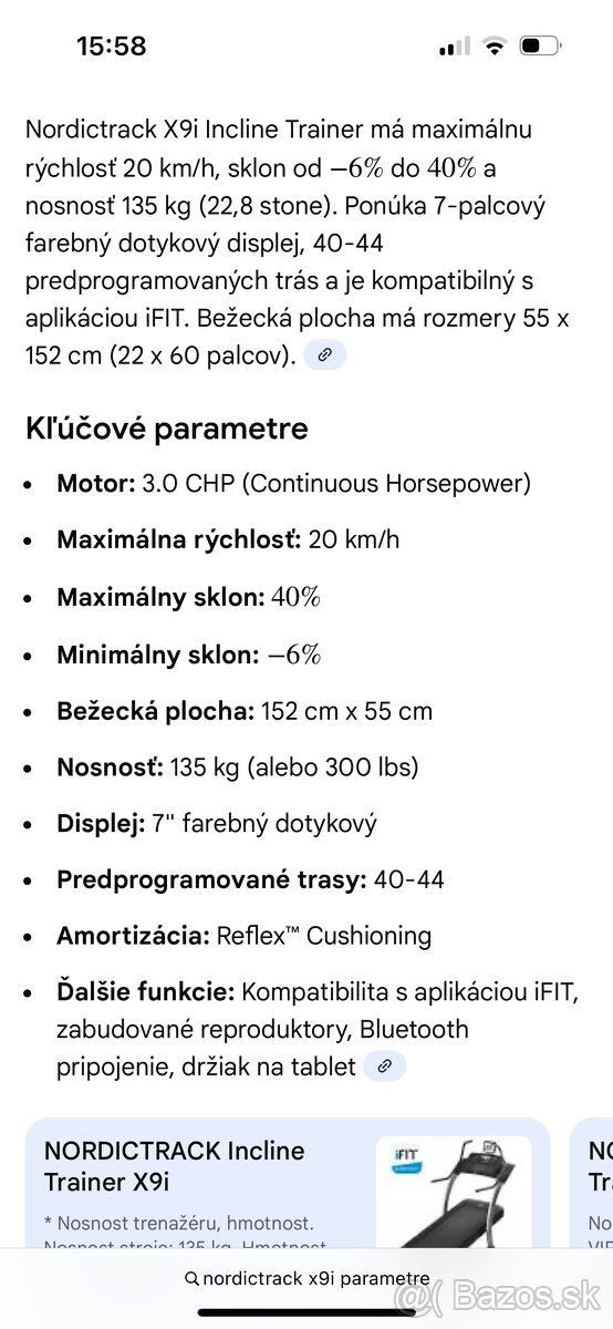 Bežecký pás Nordictrack x9i - 5