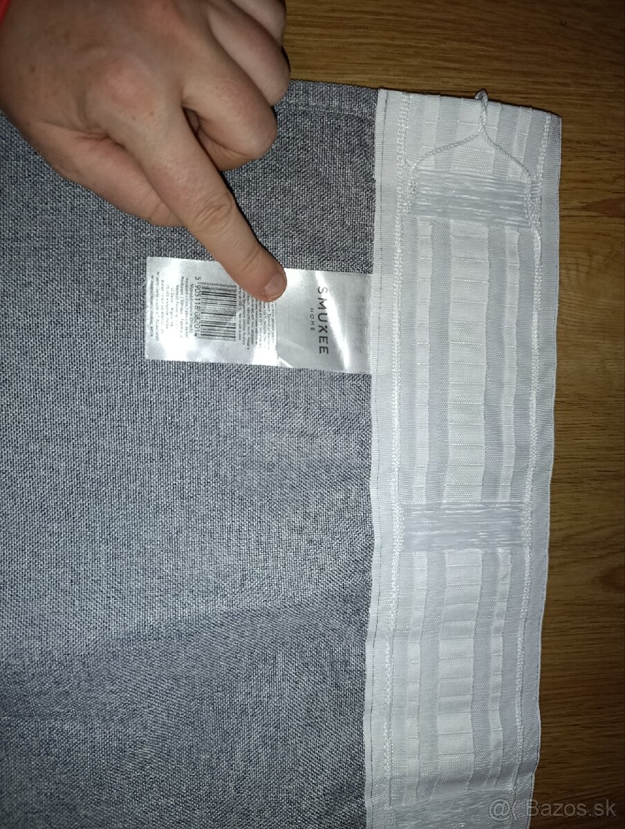 Sivé zatemňujúce závesy 2 ks - 5