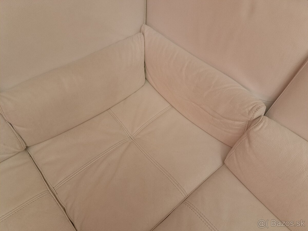 Kožená sedacia súprava - gauč - Eurosofa - 5