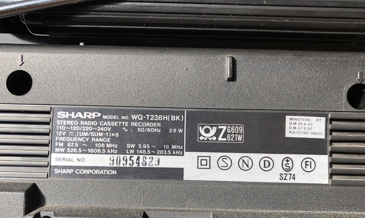 Sharp WQ T238H (BK) - 5