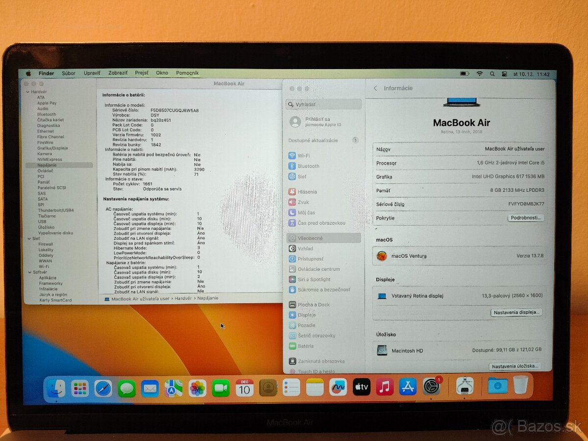 MacBook Air 2018 A1932 | i5 | 8 GB RAM | 128 GB SSD - 5