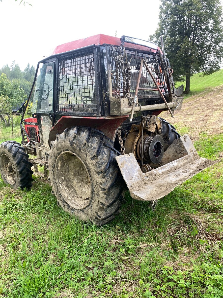 Zetor 7745 lesna uprava, vratane vzpery a navijaka tun45 - 5