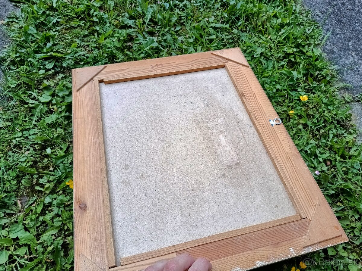 obraz olejomaľba Drevenice - 5