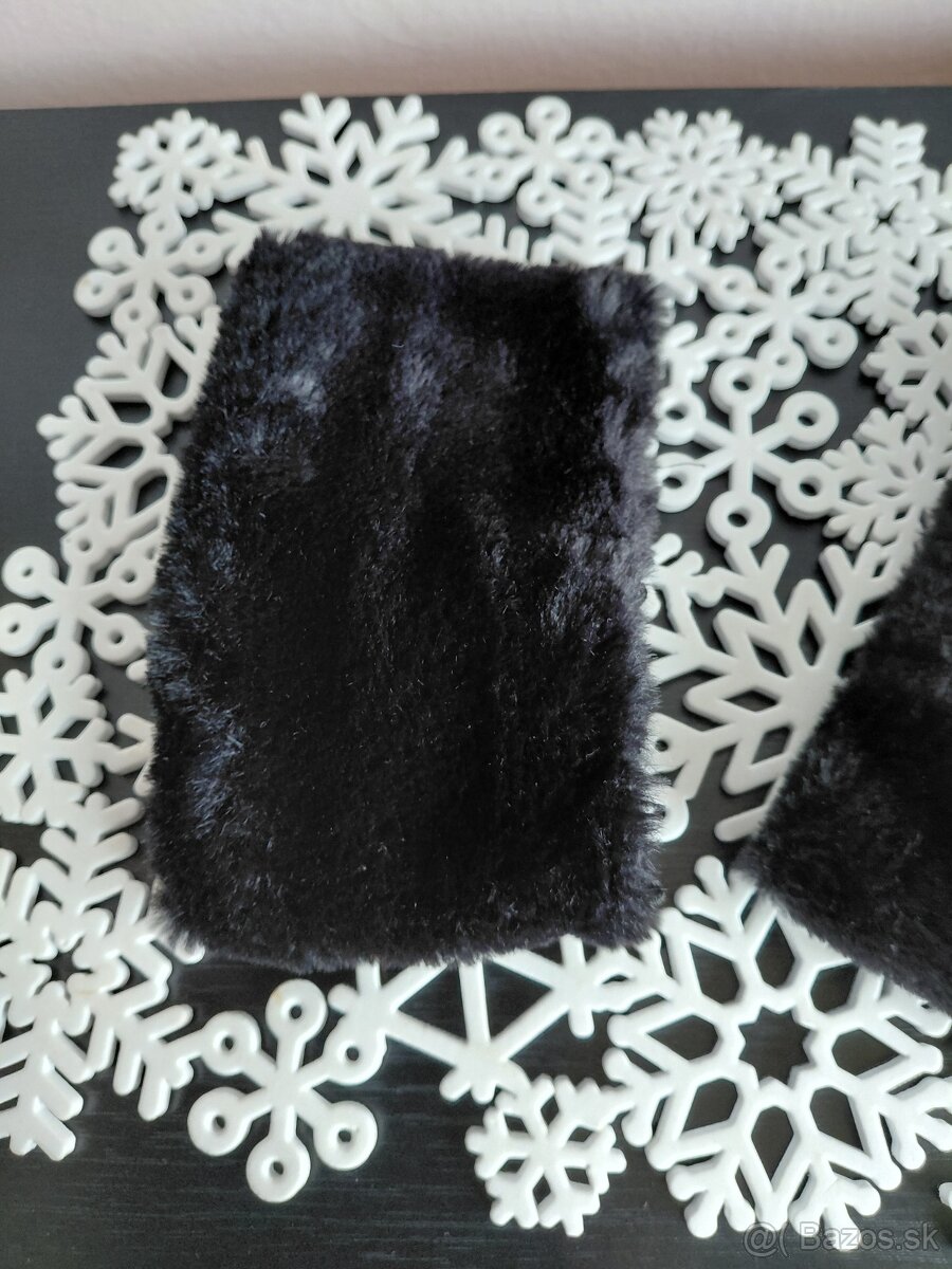 Kožušinka na olemovanie rukávov kabáta - 5