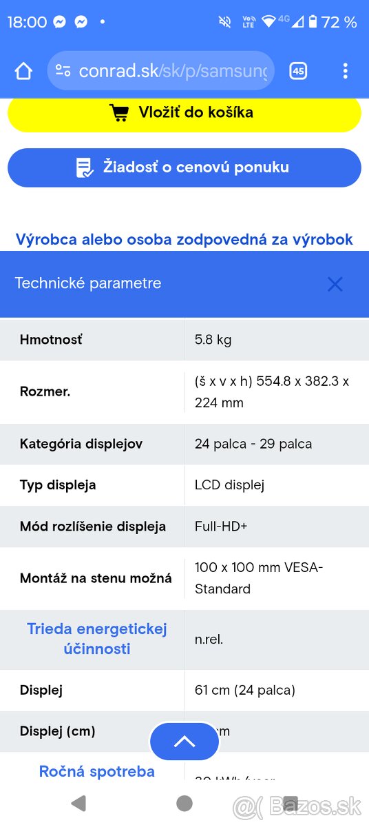 Samsung Professional S24E650BW LED - 5