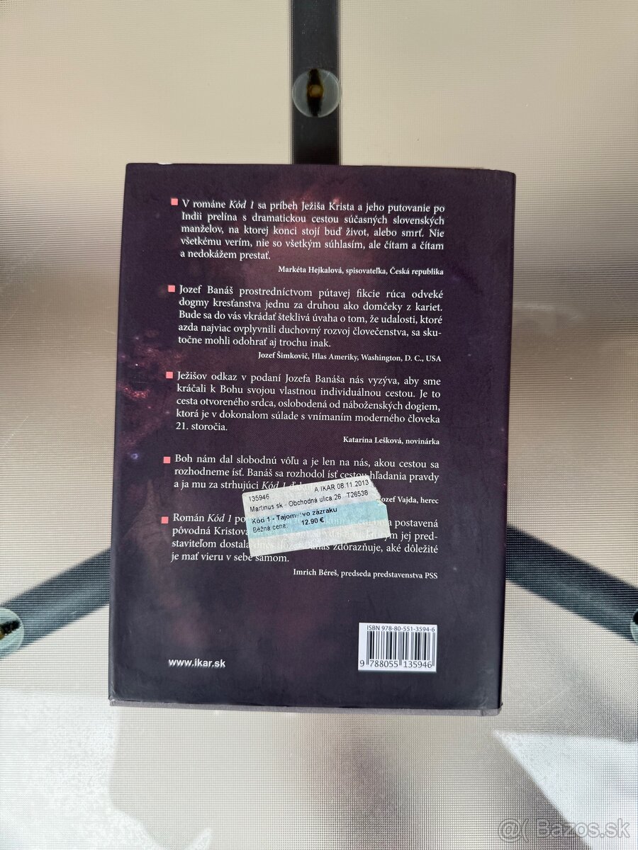 Predam knihu Jozef Banáš-Kód 1 Tajomstvo zázraku - 5