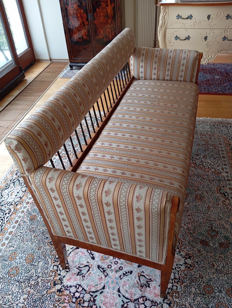 AKCIA ✨Vzácna Biedermeier lavica z r. 1830✨ - 5
