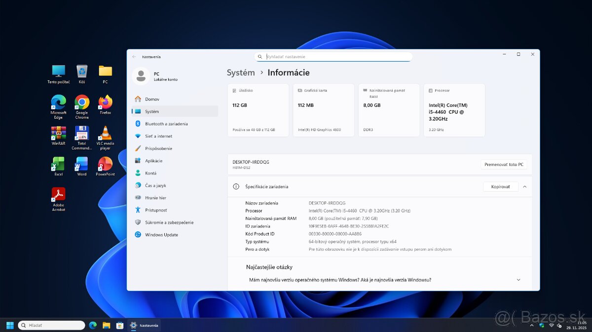 Počítač Mercury s monitorom a príslušenstvom - 5