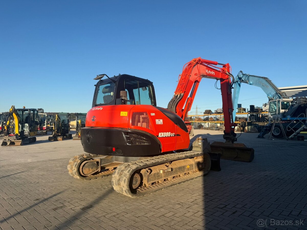 Pásový bagr KUBOTA KX080 - 5