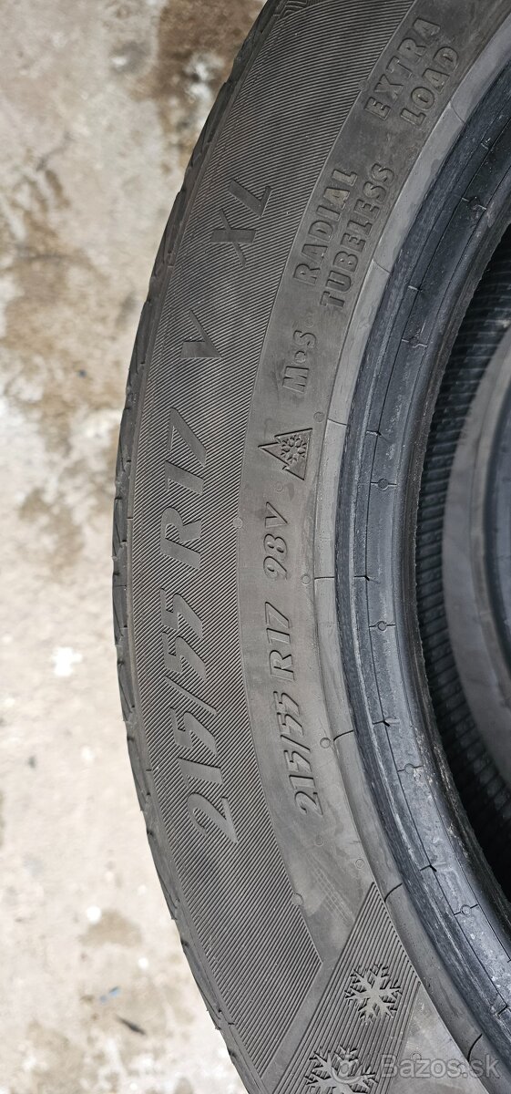 Predam zimné pneumatiky 215/55 R17 - 5