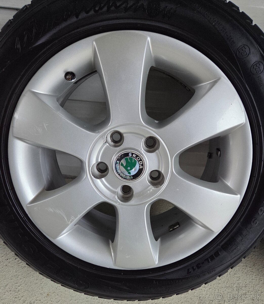 Elektrony 5x112 r16 skoda zimne pneu 205/55 r16 - 5