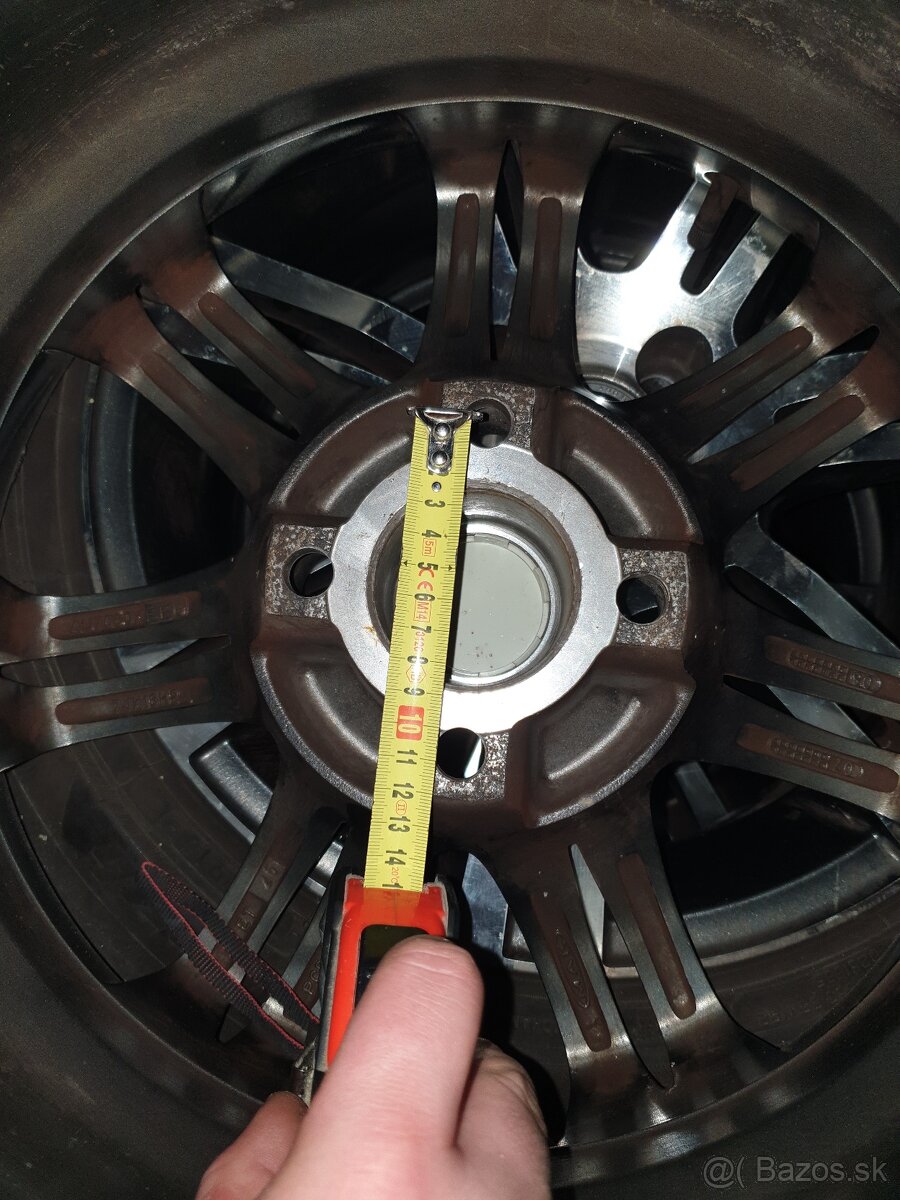 Predám disky (Elektróny) s letnými pneumatikami 205/55/R16 - 5