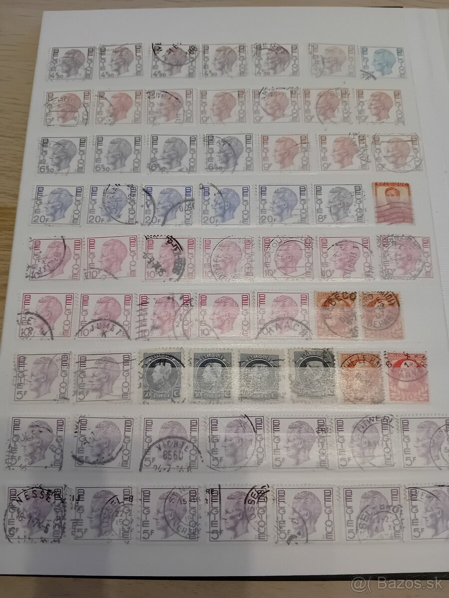 Známky Belgicko v albume - 5