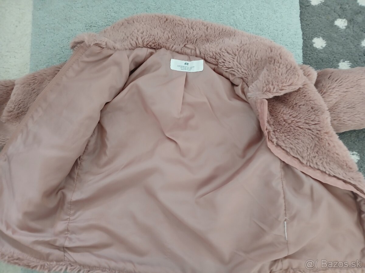 Dievcensky prechodny teddy kabat 104 - 5