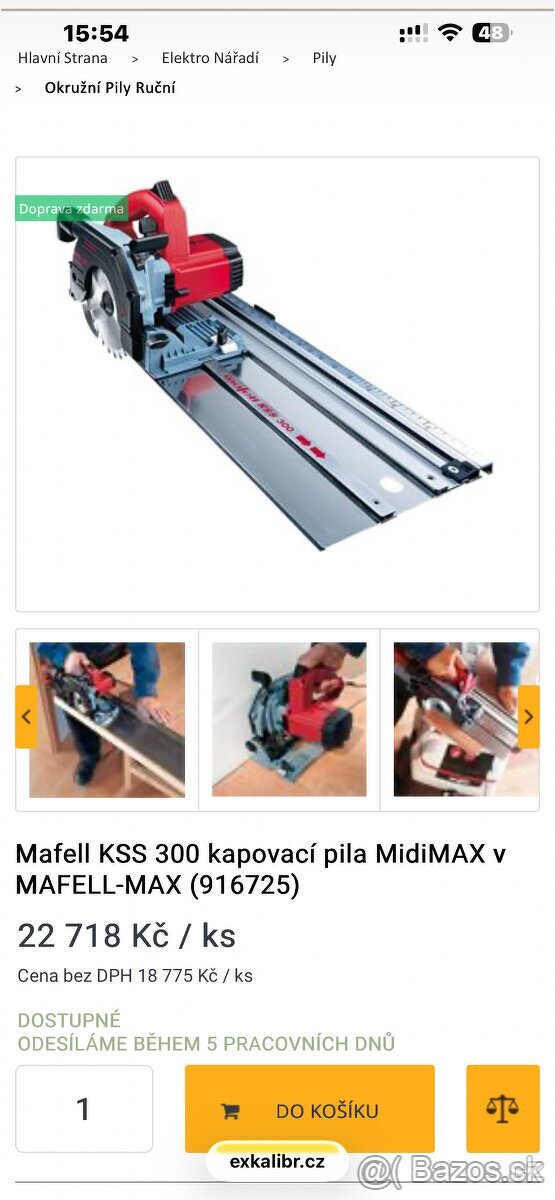 Mafell kss 300 midimax nová - 5