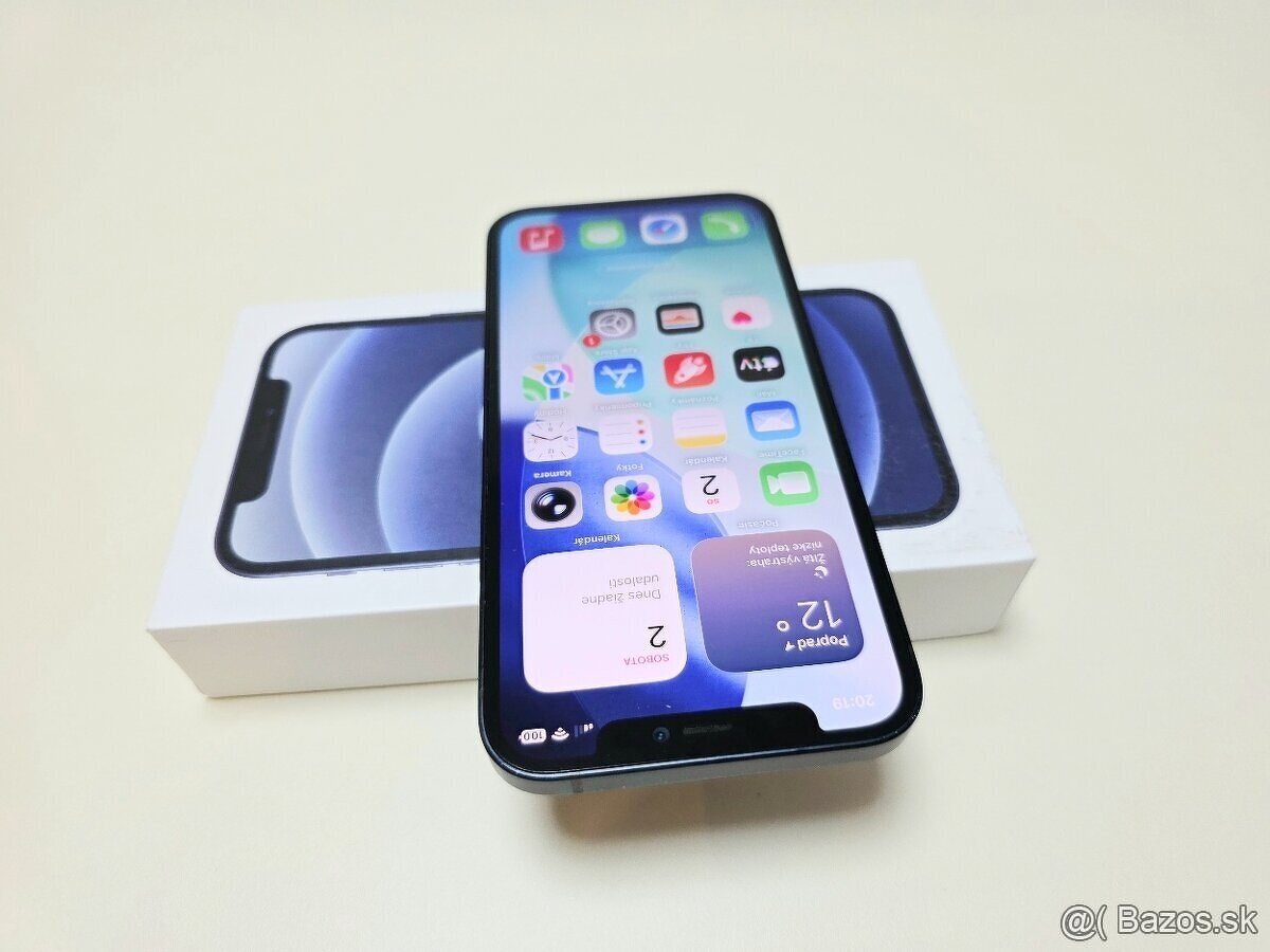 APPLE IPHONE 12 64GB BLACK,BATERKA 100% - 5
