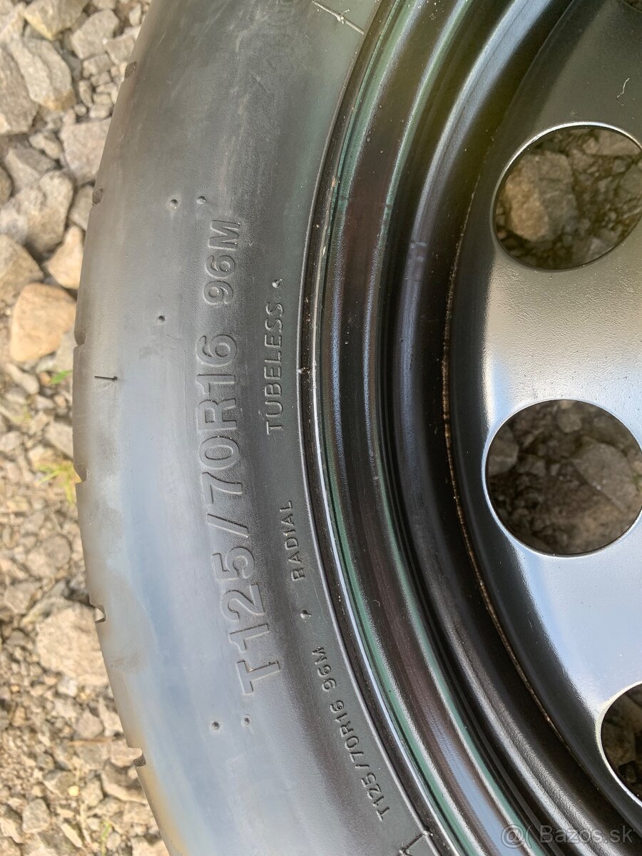 Predám tenké dojazdove koleso do rezervy vw - 5
