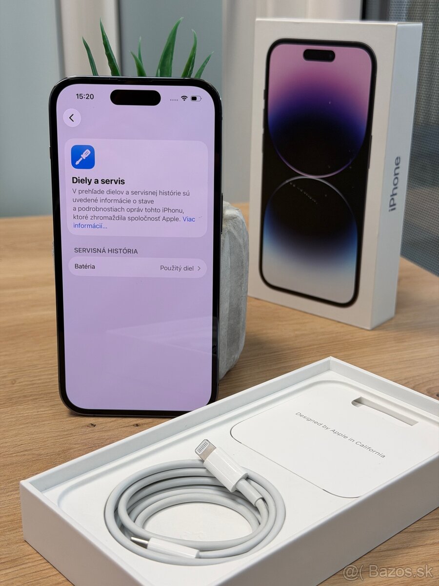 Apple iPhone 14 Pro 128GB - ZÁRUKA / NOVÁ BATÉRIA - 5