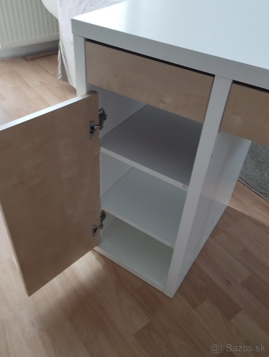 Písací stôl a suplikovy regál Ikea - 5