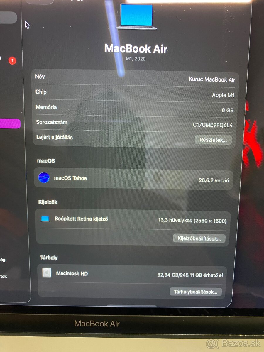 MacBook Air M1 2020, 8GB RAM, 256GB SSD - 5
