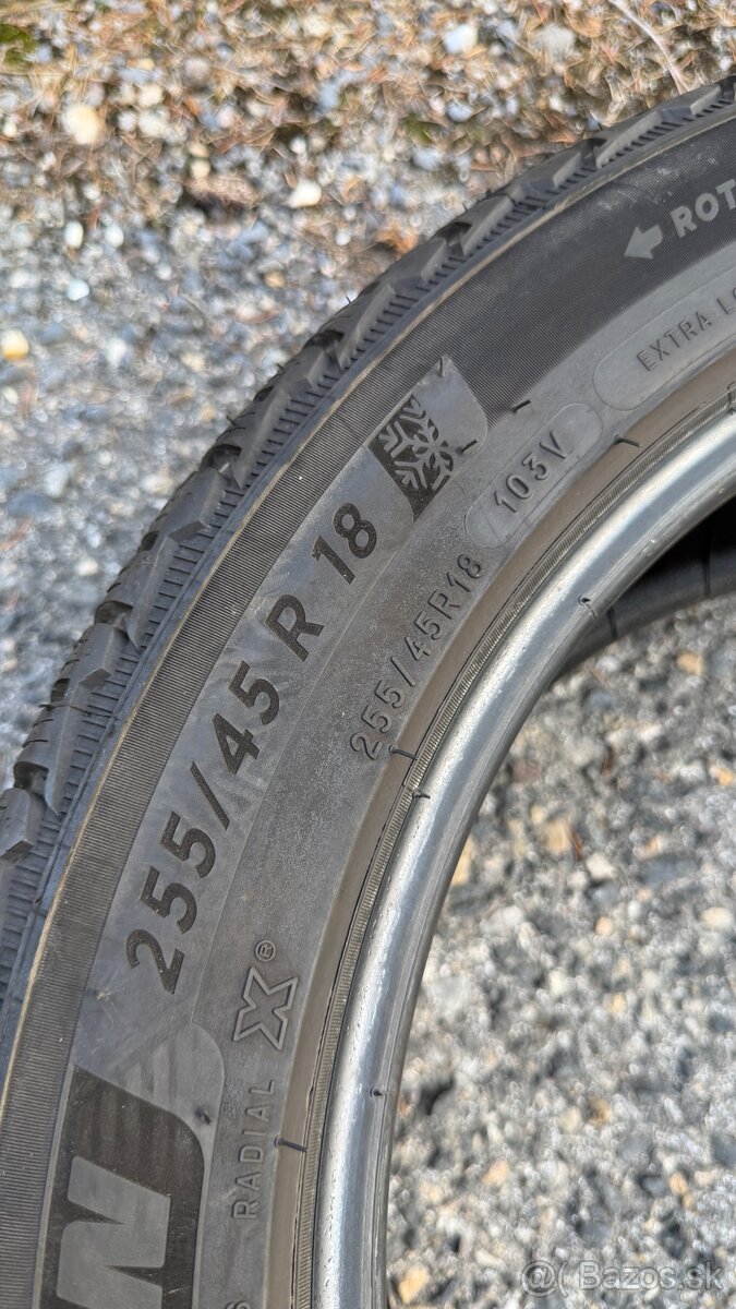 Michelin 255/45 r18 zimné pneu - 5