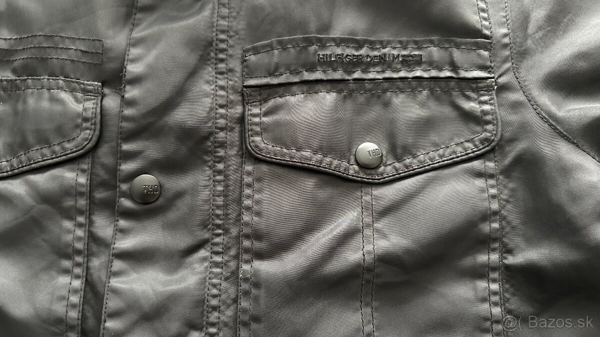 Pánska,kvalitná,prechodná bunda Tommy HILFIGER - L - 5