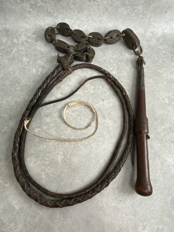 Starožitný pastierky bič - 5