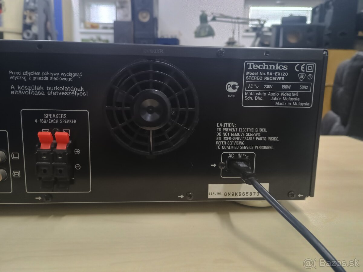 Stereo receiver, zosilňovač Technics SA-EX120 - 5