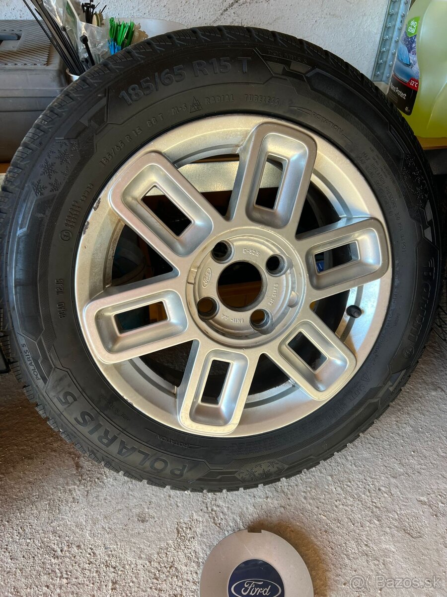 15" zimné pneu,185/65 R15 na alu diskoch - 5