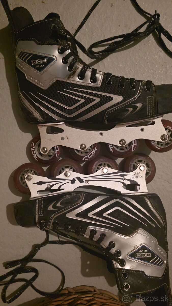 Predám CCM inline hokejové korčule - 5