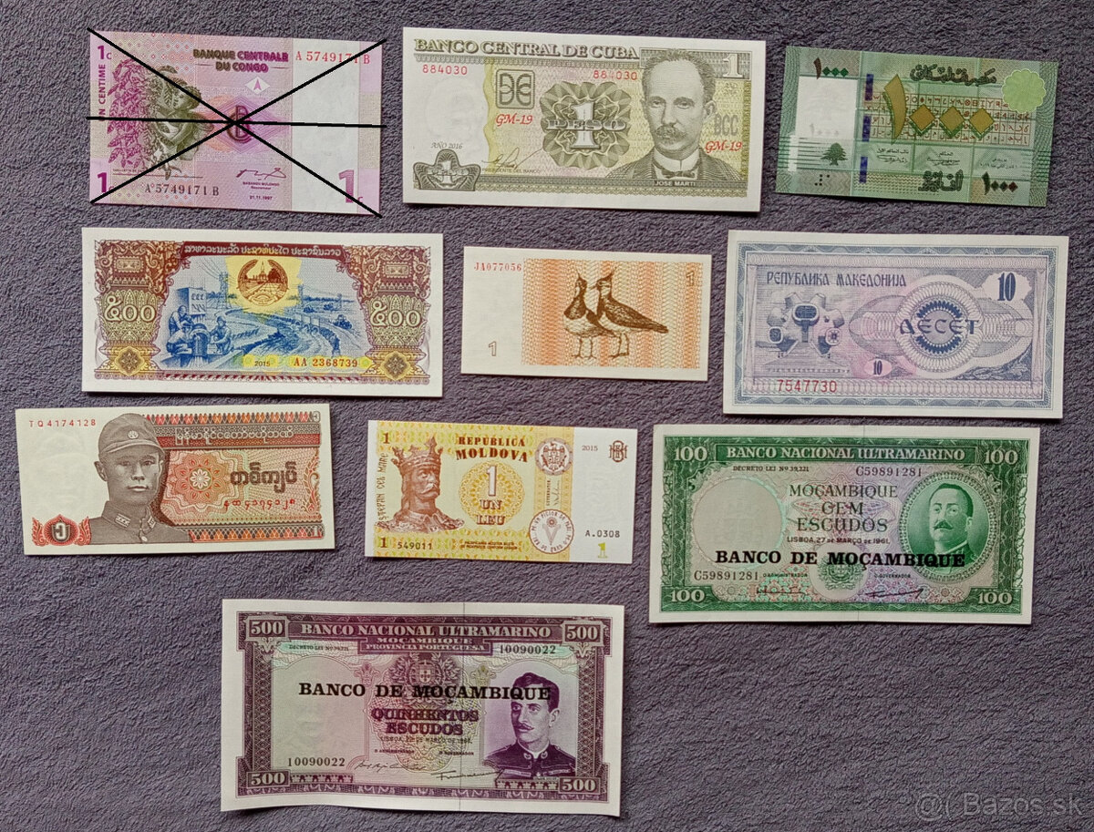 Bankovky svet UNC 2 - 5