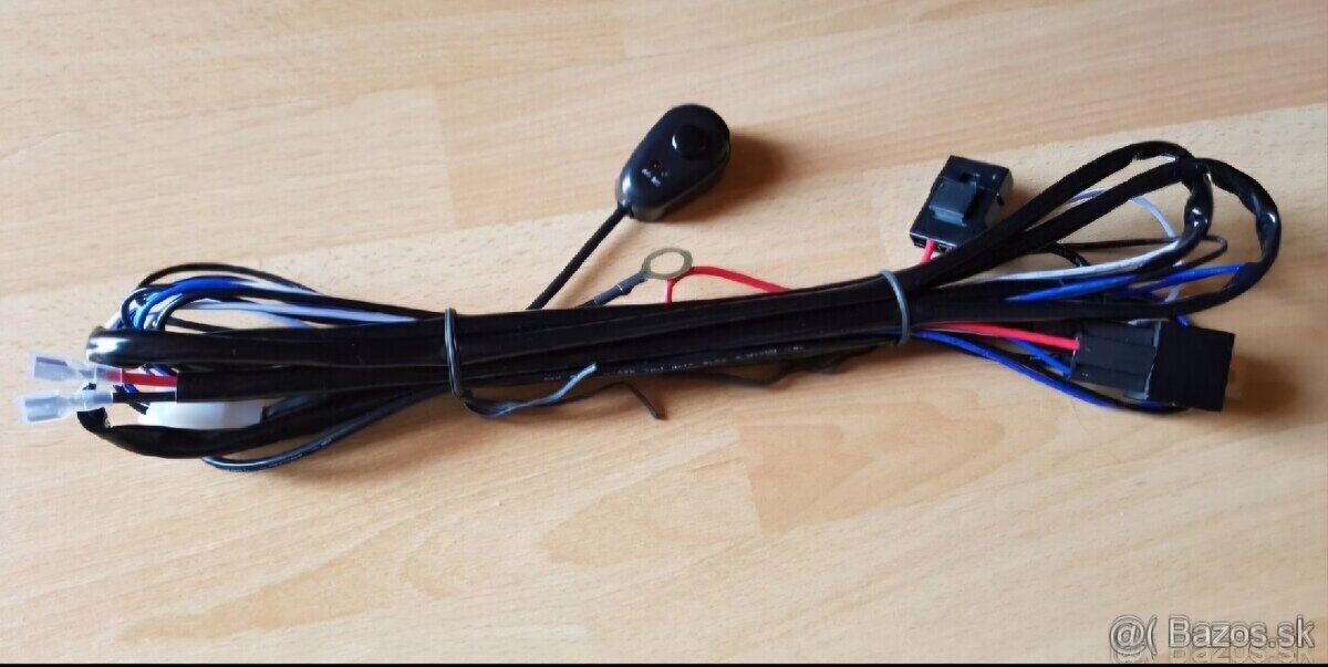 Kabeláž na led rampy - svetla