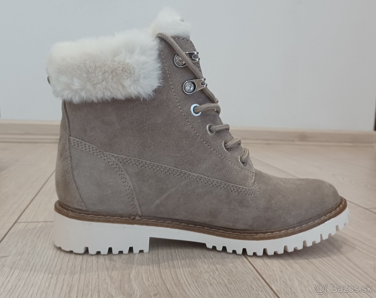 Koženné členkové čižmy - 5