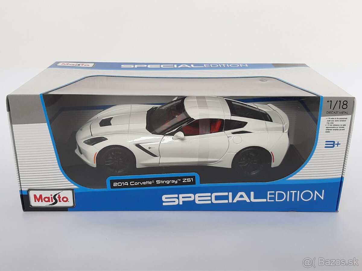 1:18 - Chevrolet Corvette Stingray C7 / C8 - Maisto - 1:18 - 5