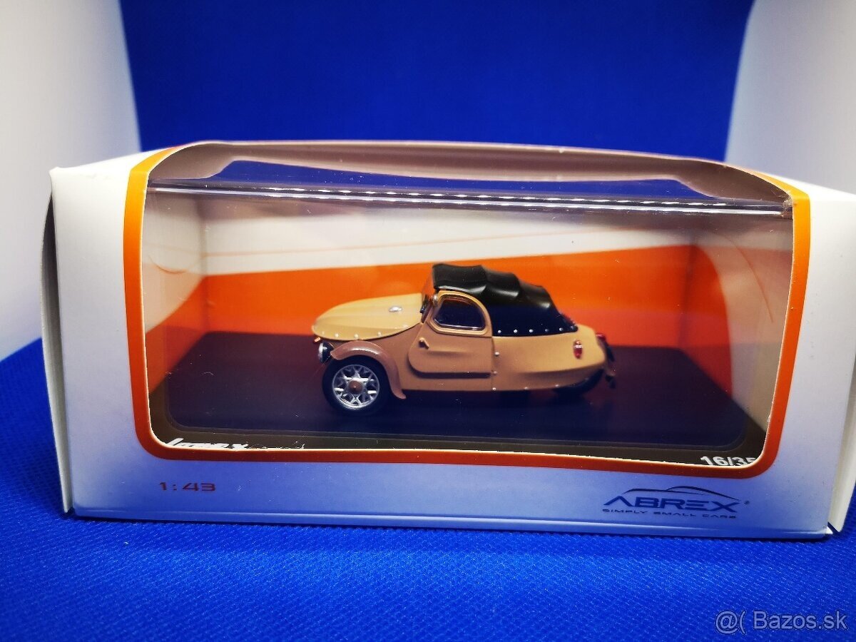 Predám zberateľský model Velorex 1:43, Abrex. - 5