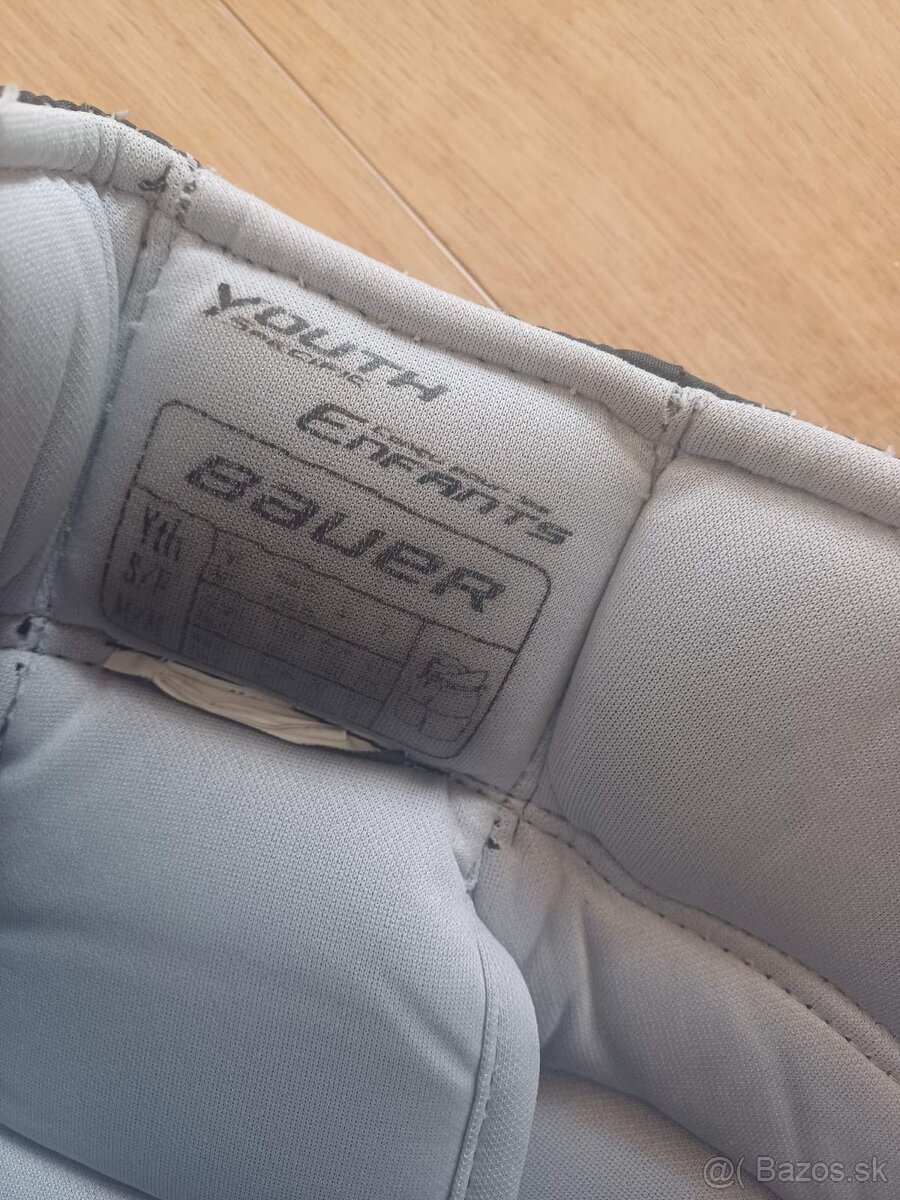 Predám detské brankarske hokejove nohavice Bauer prodigy.. - 5