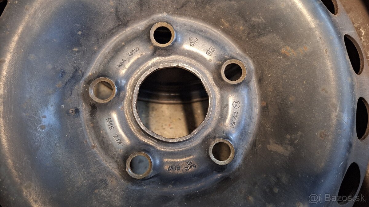 Plechové disky R15 5x112 - 5