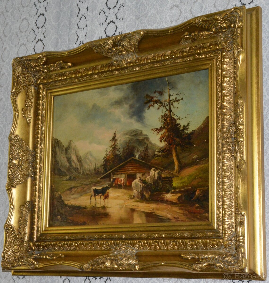 Obraz - V podhůří - olej na desce - 5