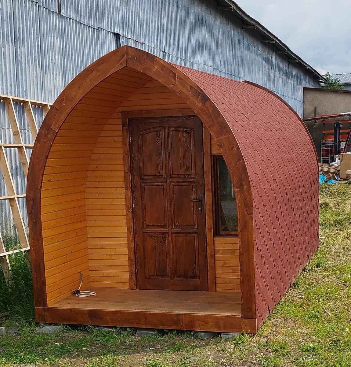 Drevená chatka - konštrukcia. - 5