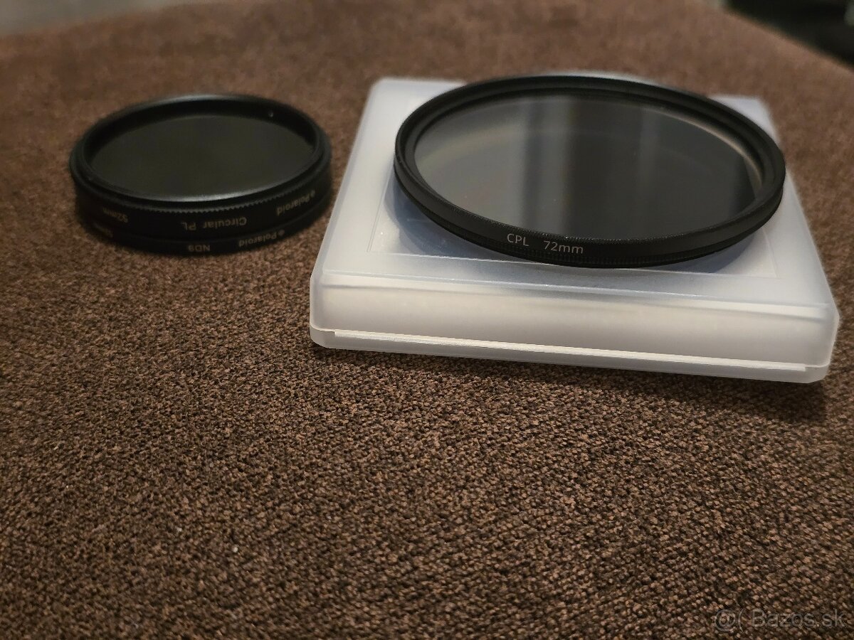 Predam CPL a ND8 , 52mm a 72mm - 5