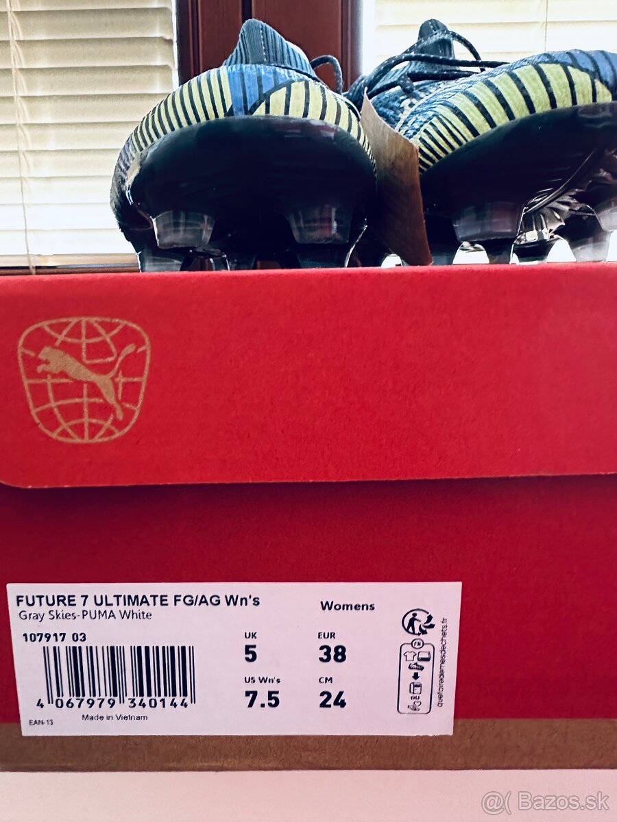 PUMA Future 7 Ultimate FG/AG Lights Out - Gray Skies/PUMA Wh - 5