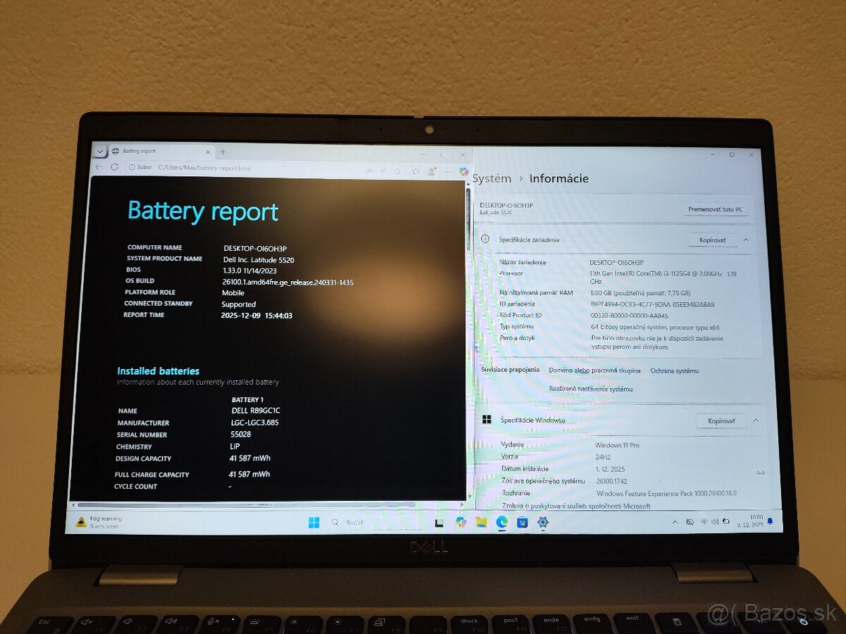 Dell Latitude 5520| i3-1125G4 | 8 GB RAM | 256 GB SSD | 15.6 - 5